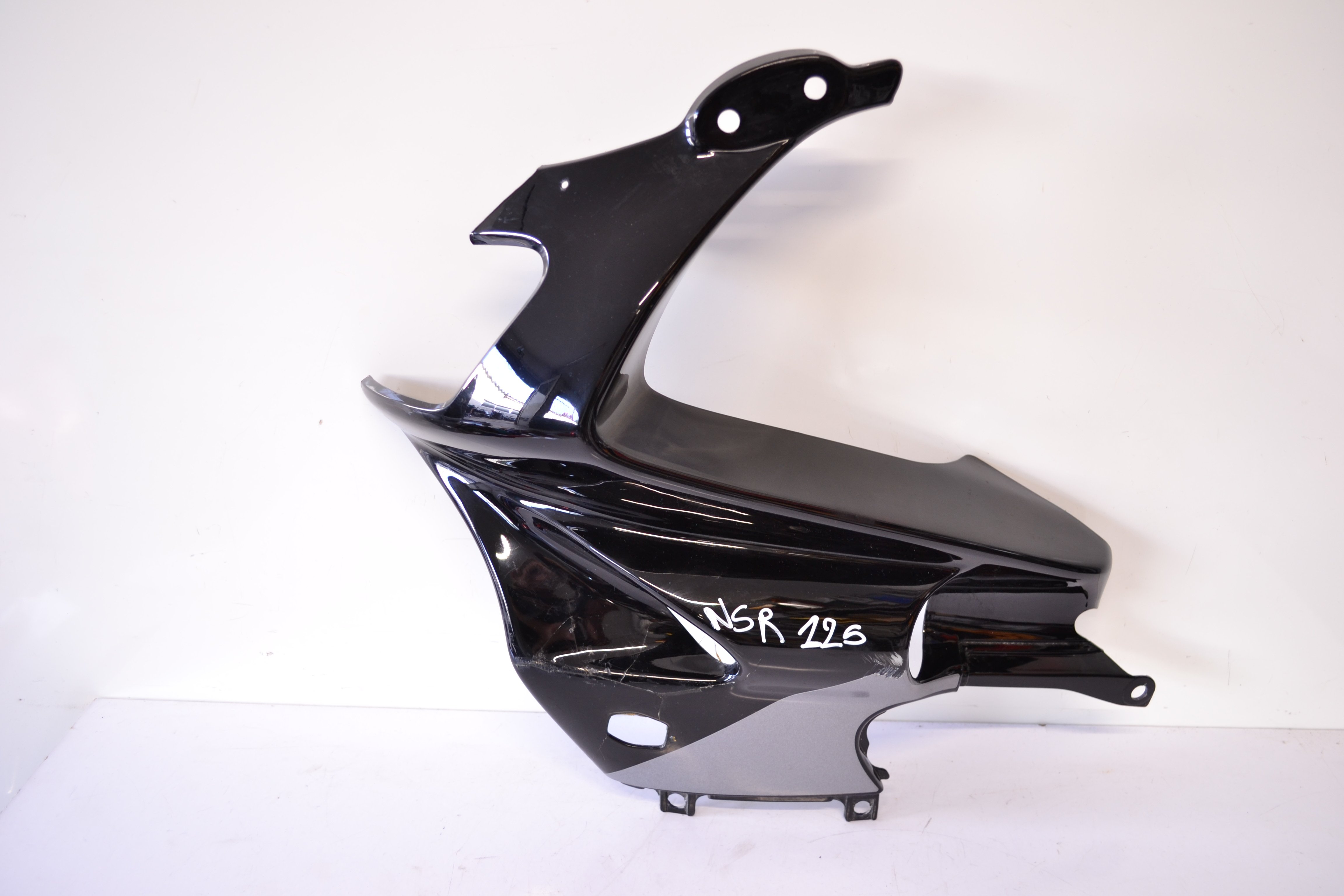 Flanc De Carénage Gauche Pour Honda 125 NSR - Occasion, à Ressouder, Pièce D'origine Référence 125nsr